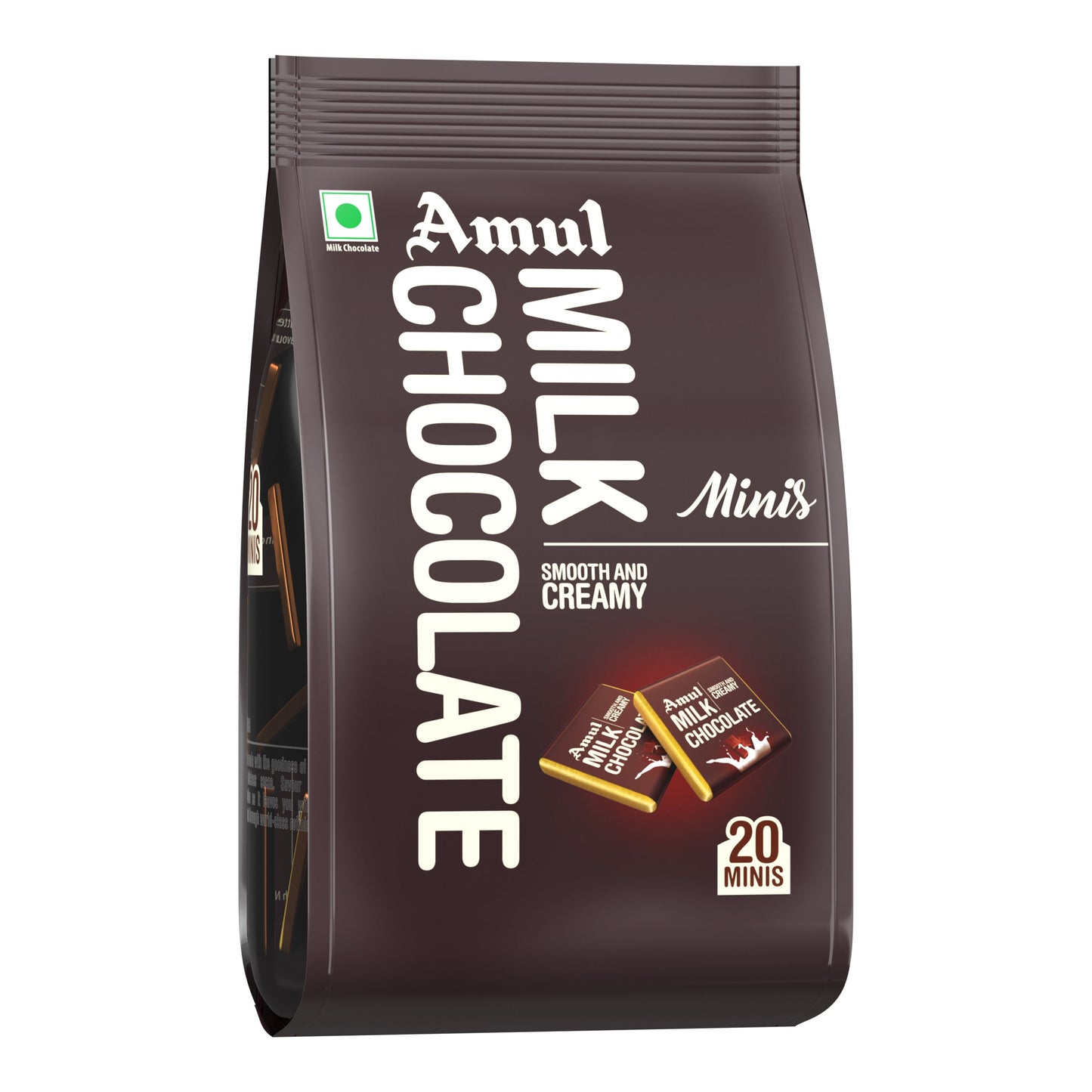 AMUL CHOCOLATE MINIS - MILK 20 PCS 64/100 GM