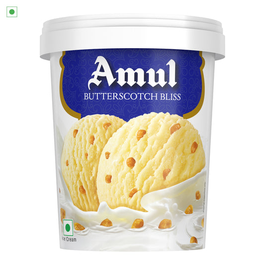 AMUL ICE CREAM 500ML - BUTTERSCOTCH BLISS 30/500 ML