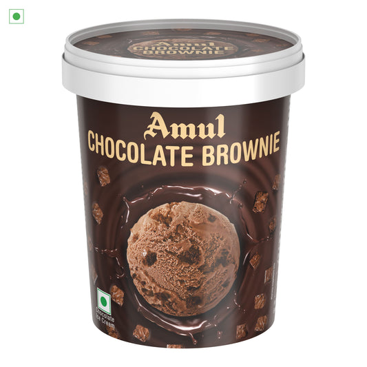 AMUL ICE CREAM 500ML - CHOCOLATE BROWNIE 30/500 ML