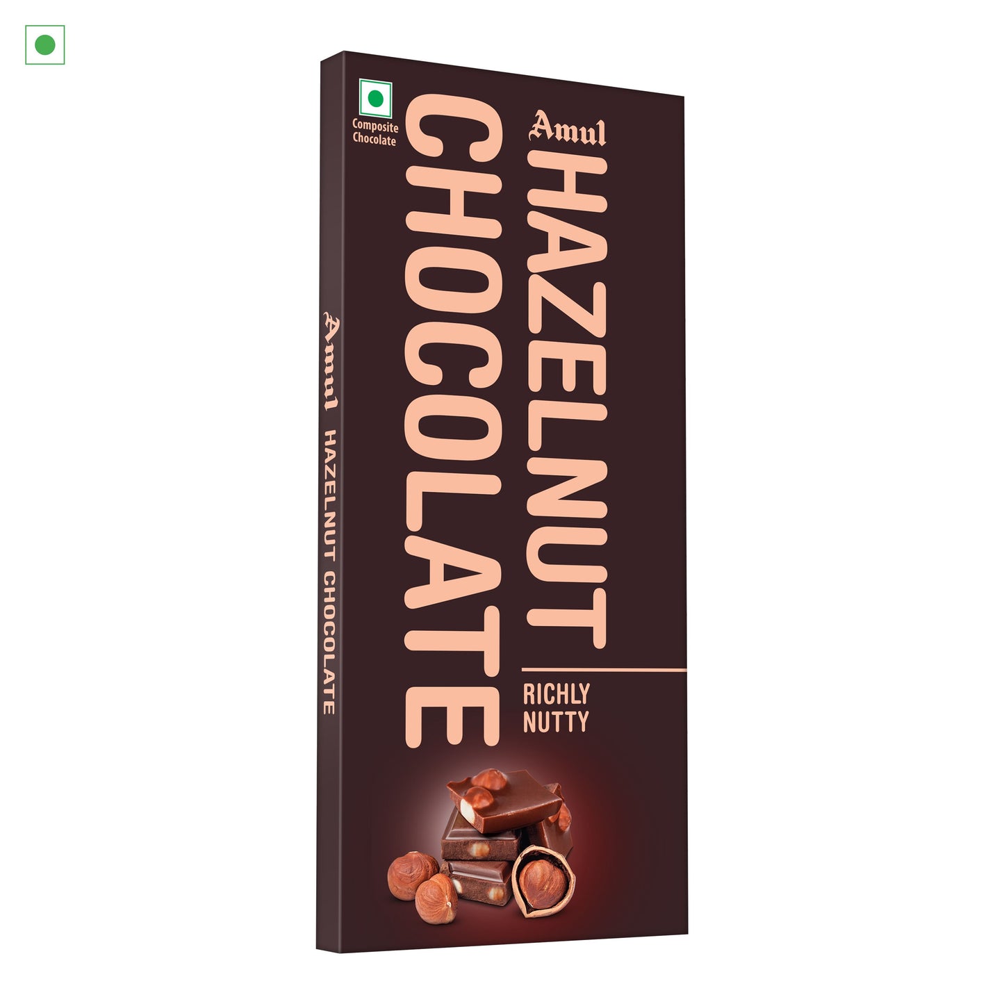 AMUL MILK CHOCOLATE - HAZELNUT 10/150 GM