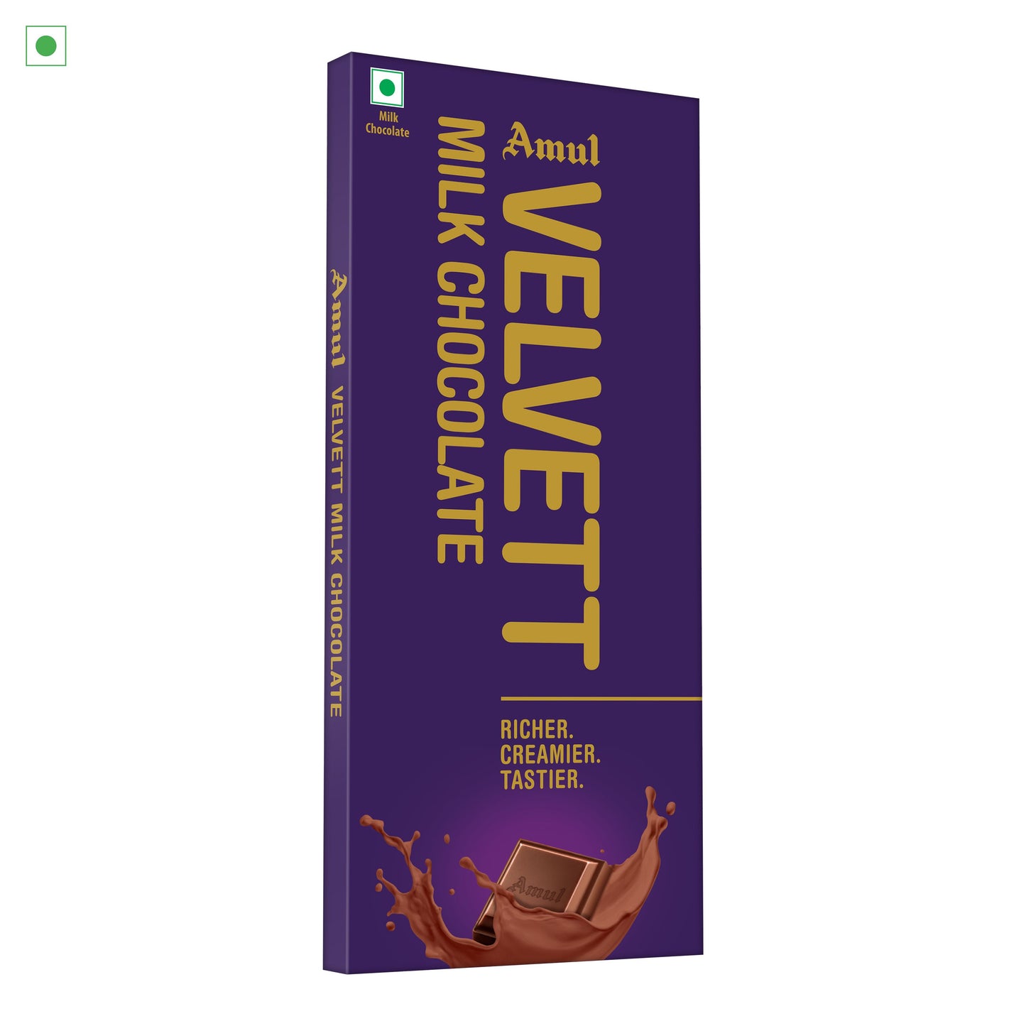 AMUL MILK CHOCOLATE - VELVETT 10/150 GM