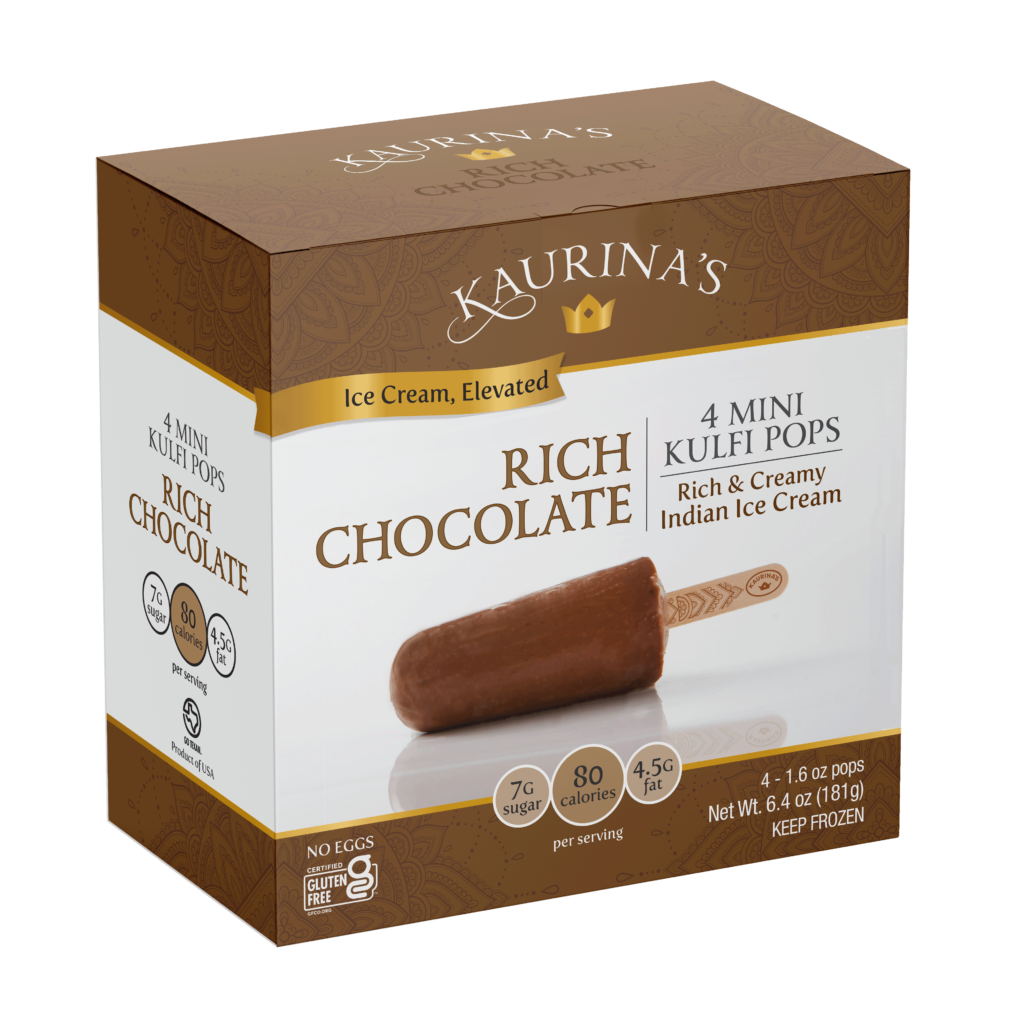 KAURINA'S KULFI POPS MINI - RICH CHOCOLATE 6/4-PACK/1.6 OZ
