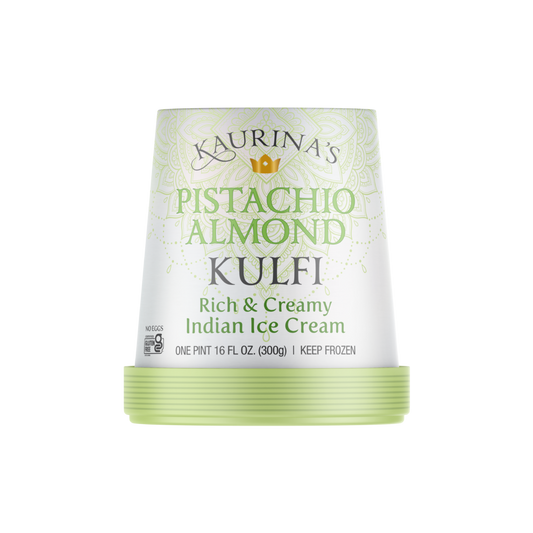 KAURINA'S KULFI TUBS - PISTACHIO ALMOND 6/1 PT