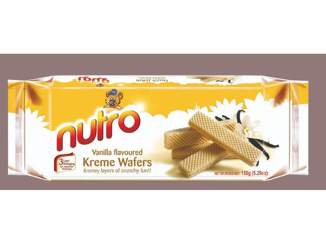 NUTRO KREME WAFERS VANILLA 24/150 GM