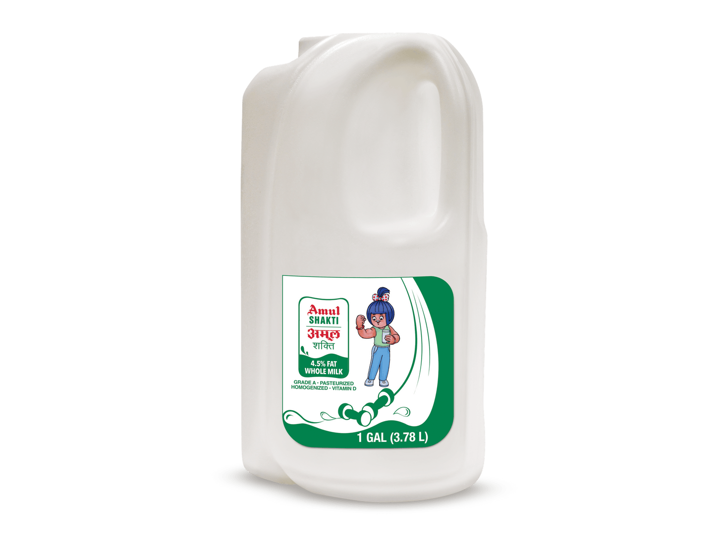 AMUL MILK SHAKTI 4.5% FAT 4/1 GAL