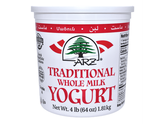 ARZ YOGURT PLAIN 6/4 LB