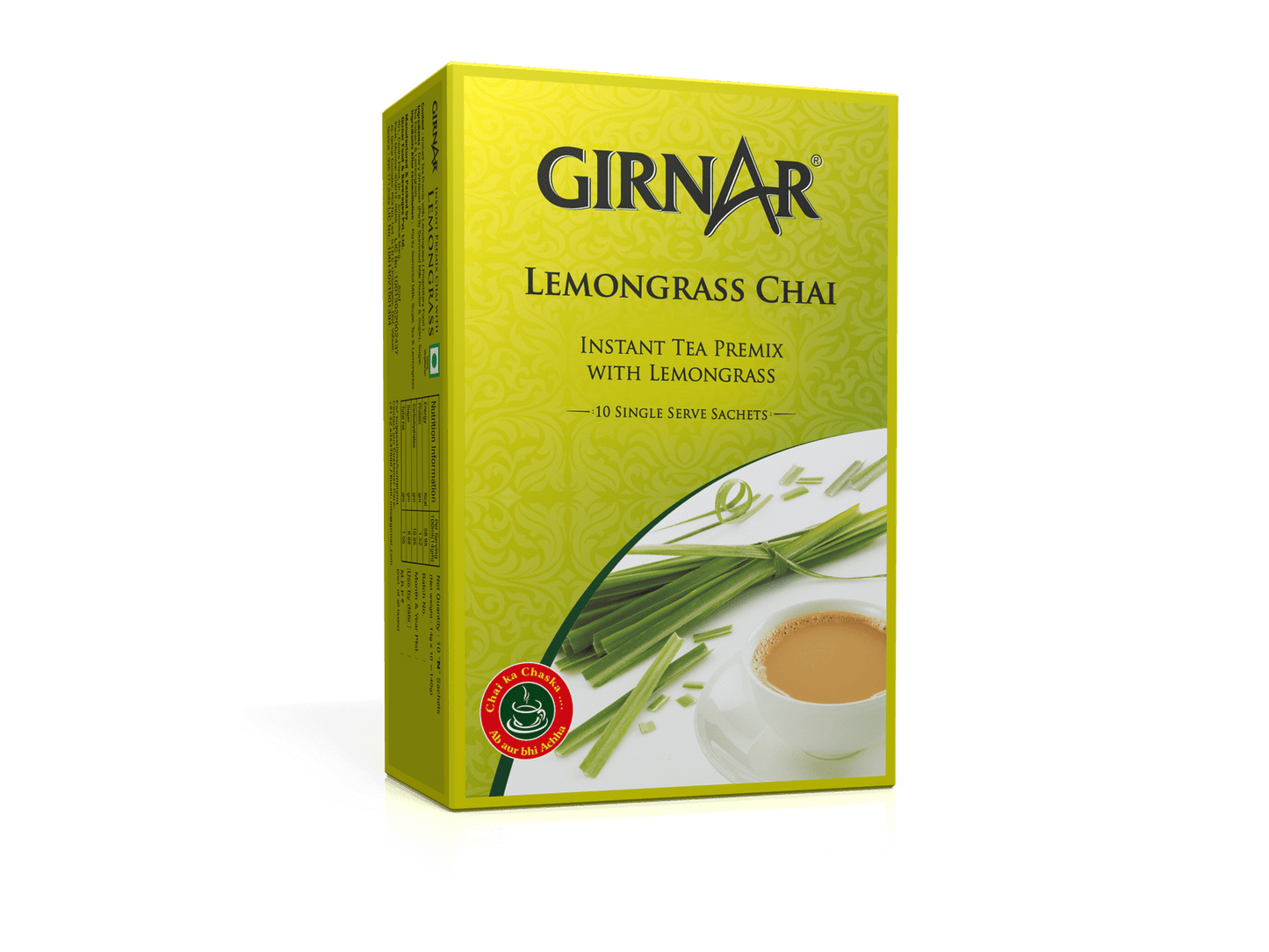 GIRNAR INSTANT PREMIX LEMONGRASS CHAI 24/10 SAC