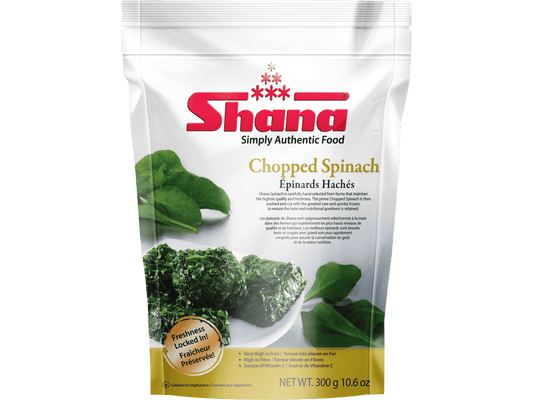 SHANA CHOPPED SPINACH 12/300 GM