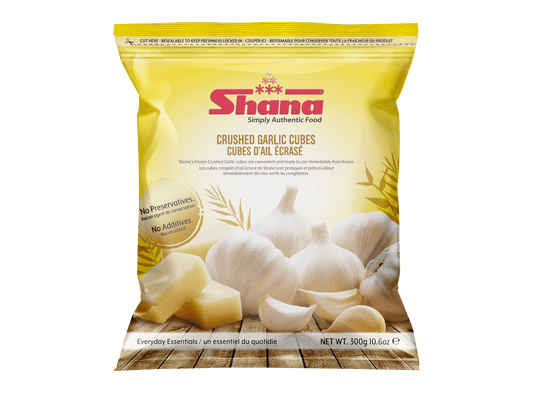 SHANA CRUSHED GARLIC CUBE 12/300 GM