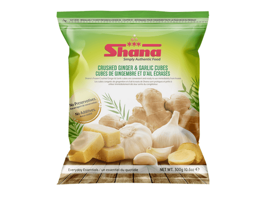SHANA CRUSHED GINGER GARLIC CUBE 12/300 GM