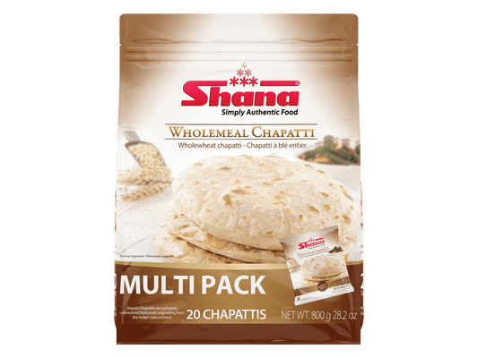 SHANA CHAPATI WHOLEMEAL 6/20 CT/40 GM